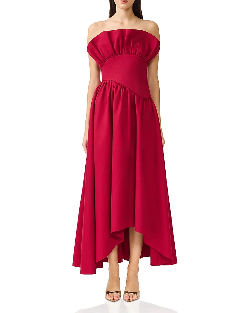 Laurel Ruffle Trim Maxi Dress by Elliatt