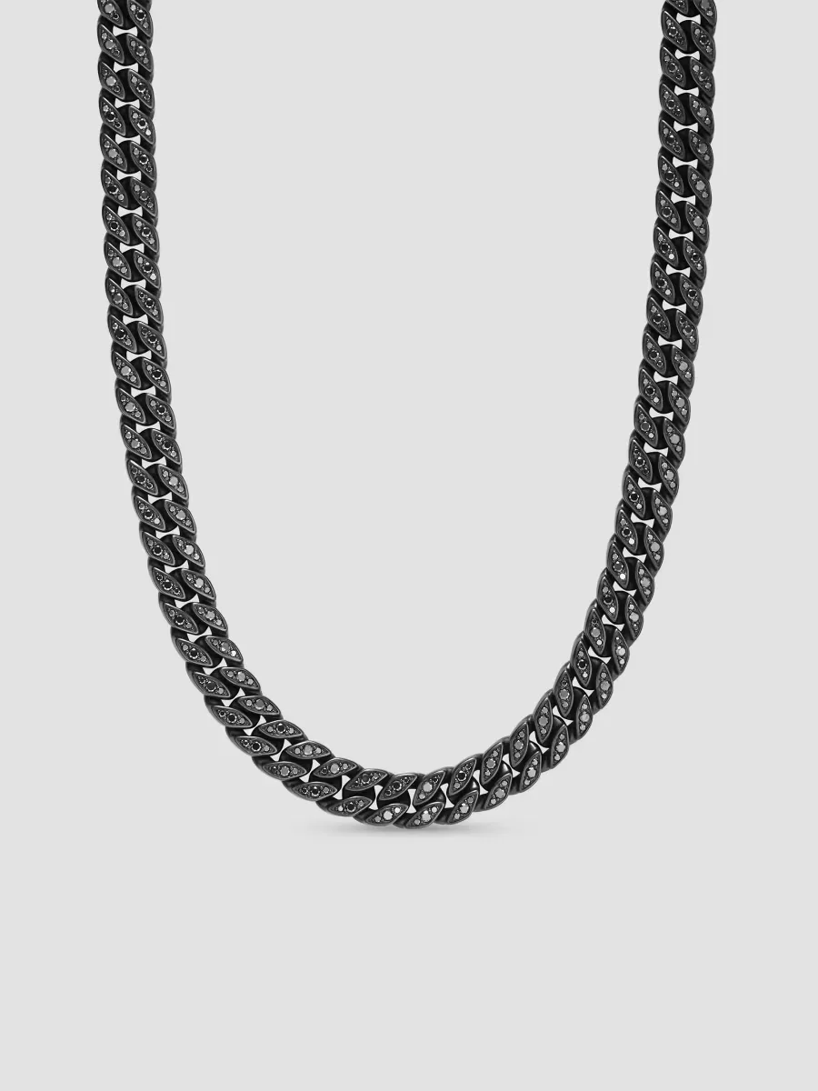 Curb Chain Necklace in Titanium by David Yurman