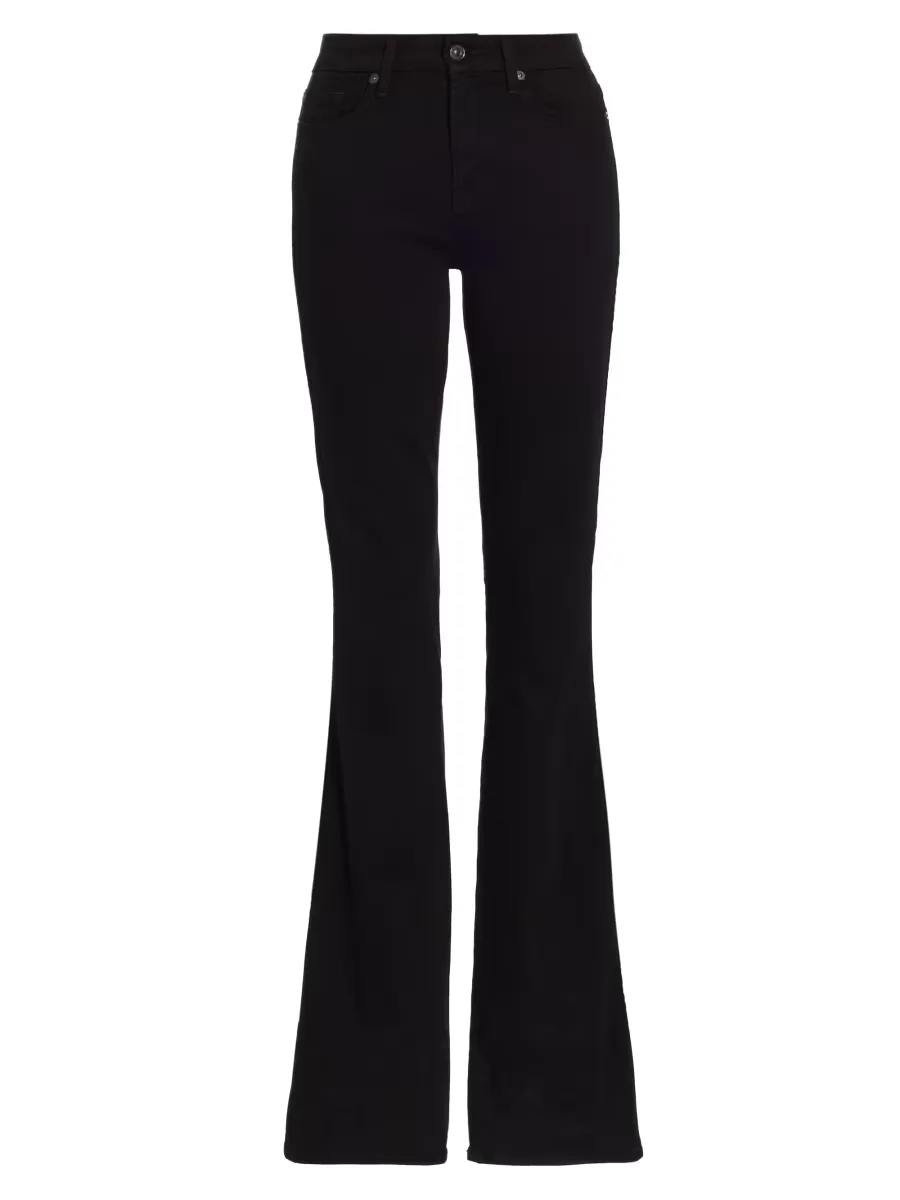 Kimmie High-Rise Stretch Boot-Cut Jeans by 7 for All Mankind