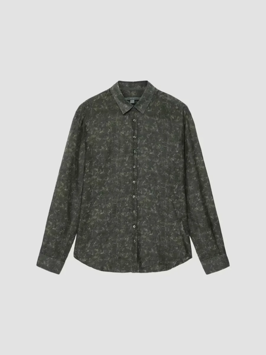 Bucks Cotton-Silk-Blend Shirt by John Varvatos
