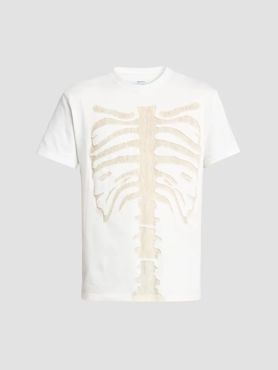 Ribcage Cotton Jersey T-Shirt by McQueen