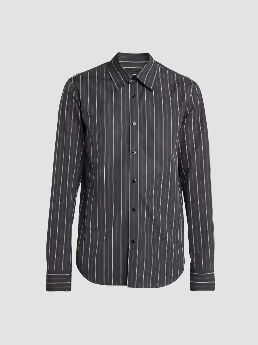 Striped Cotton Button-Front Shirt by McQueen