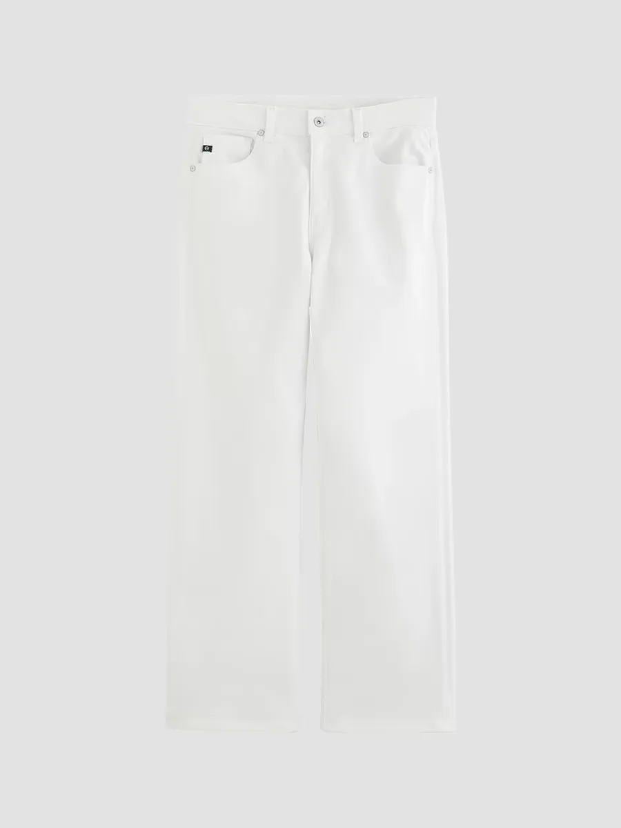 Brinley Stretch Mid-Rise Straight Crop Jeans by AG