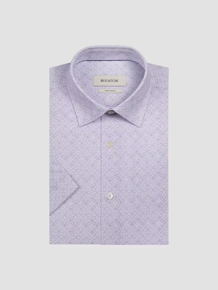 Miles Ooohcotton Short-Sleeve Shirt by BUGATCHI