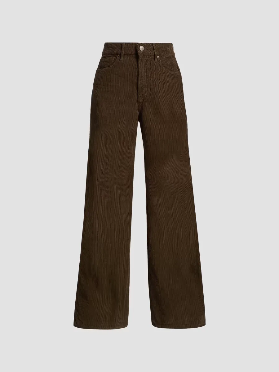Taylor Corduroy High-Rise Pants by Veronica Beard