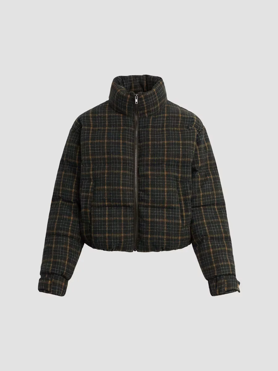 The Bruna Brushed Wool Puffer Jacket by Joe's Jeans