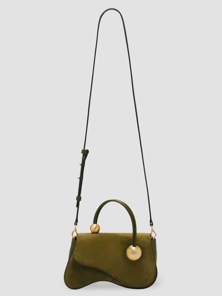 Kazia Suede Top Handle Bag by Cult Gaia