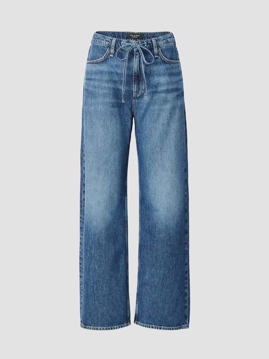 Phoebe Drawstring Wide Leg Jeans by rag & bone