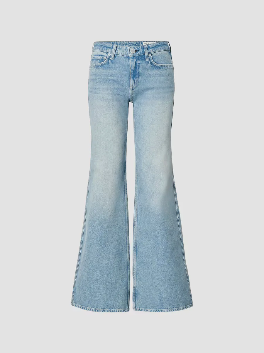 Josie Low-Rise Relaxed Flared Jeans by rag & bone