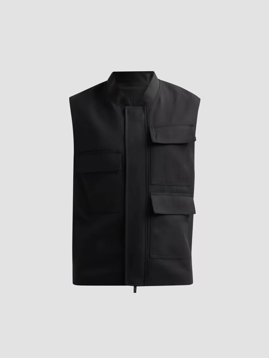 Wool Utility Vest by Helmut Lang
