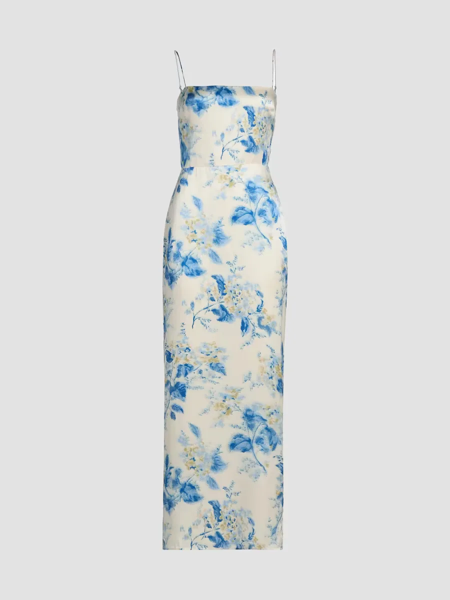 Frankie Silk Slip Maxi Dress by Reformation