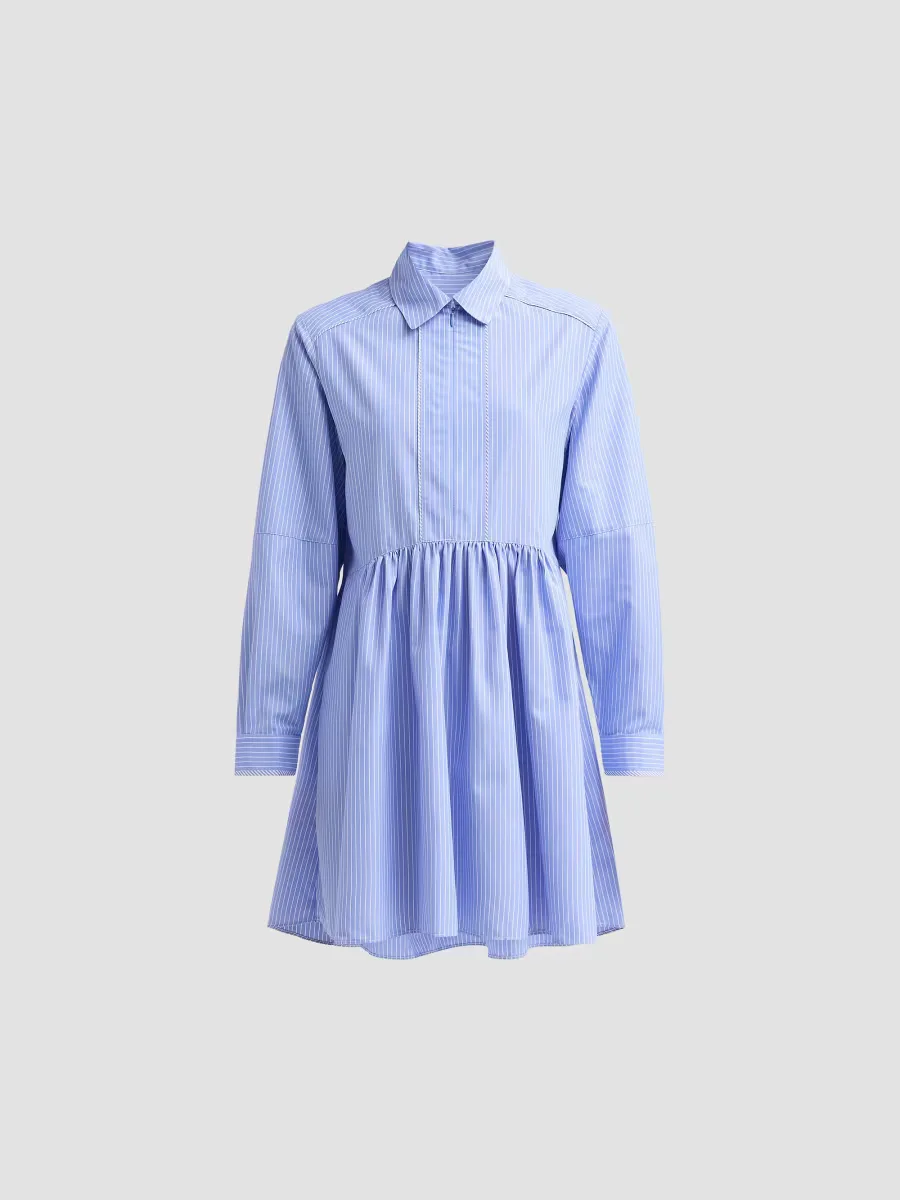 Kate Poplin Mini Shirtdress by AKNVAS