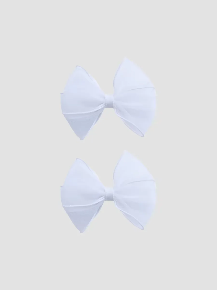 Whisper Bow Hair Clip Set by Tulleen