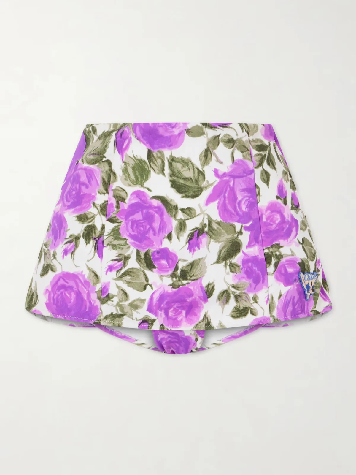 - Floral-print Bikini Briefs -