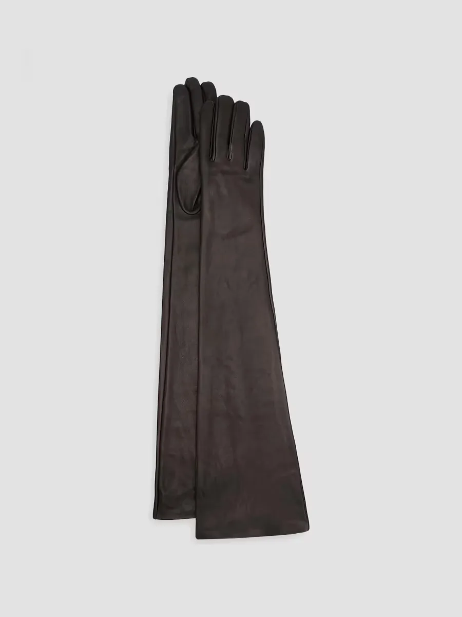 Long Leather Gloves by Vince