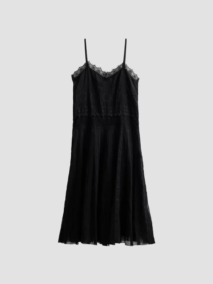 The Rooney Lace Embroidered Slip Dress by Brandon Maxwell