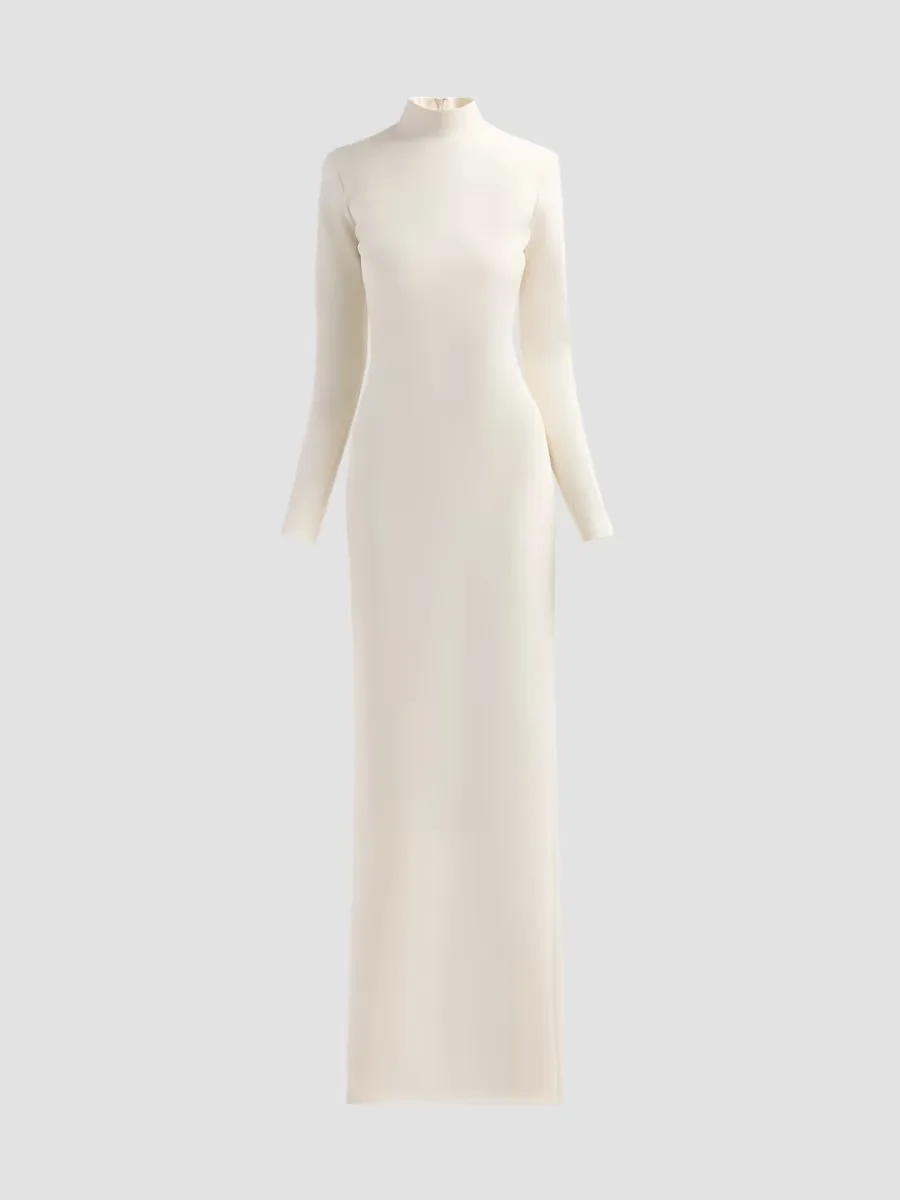 The Crosby Long-Sleeve Gown by Brandon Maxwell