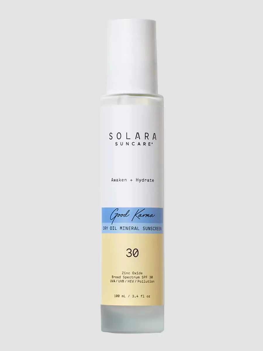 Good Karma Dry Oil Mineral SPF 30 Mist by Solara Suncare
