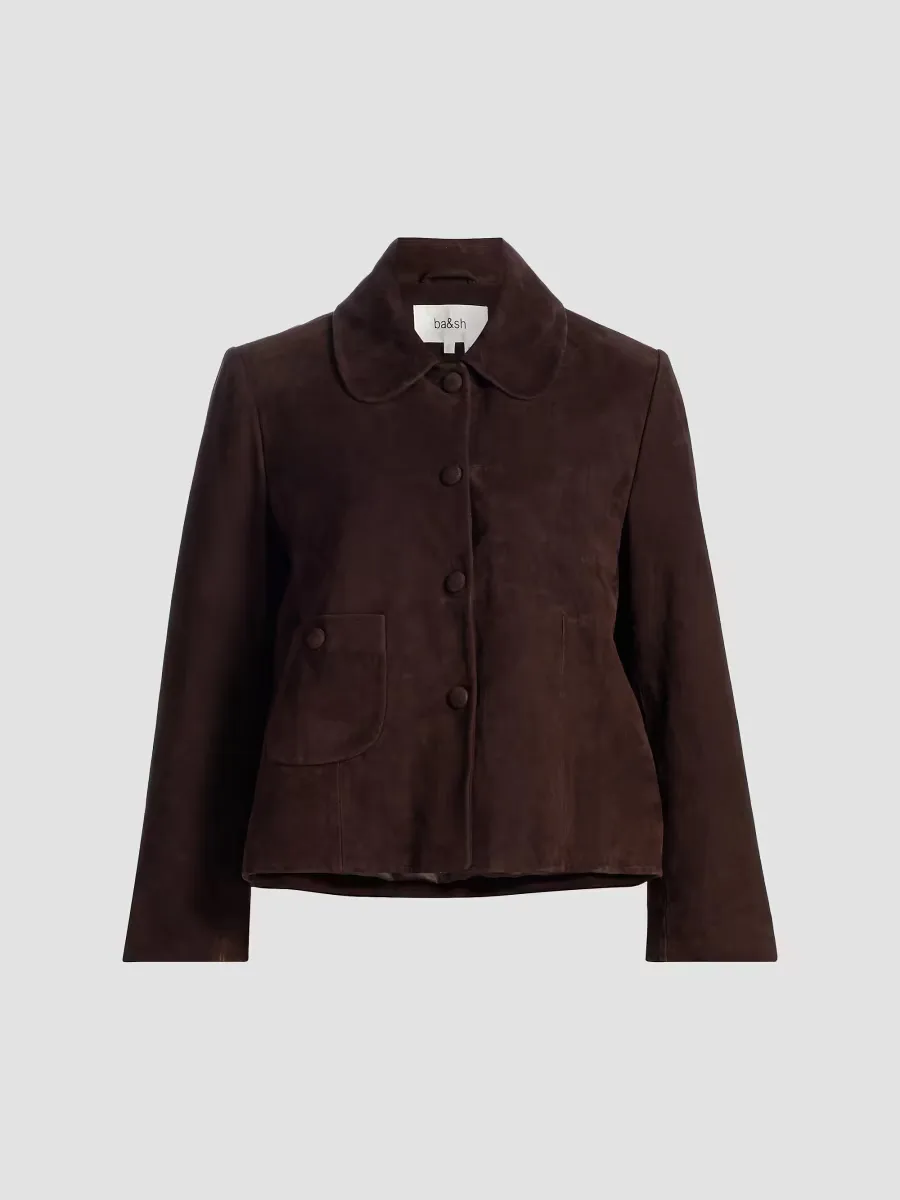 Milos Leather Jacket by ba & sh