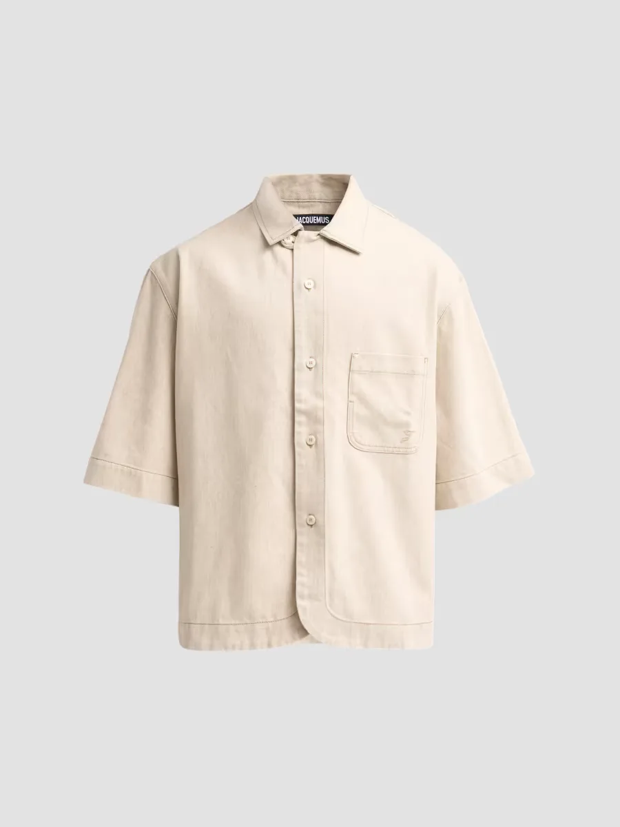 The Paysan Denim Boxy Shirt by JACQUEMUS