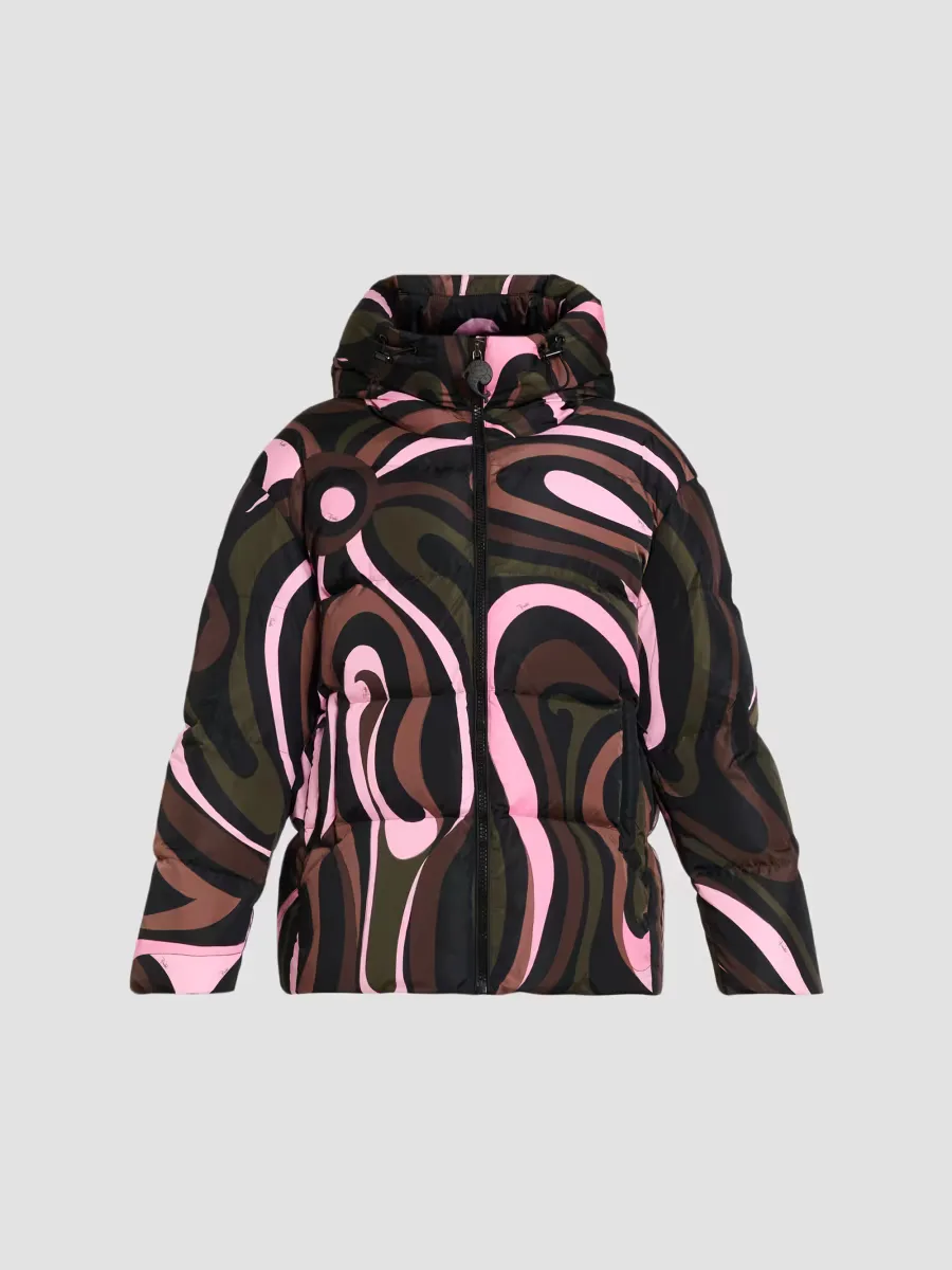 Printed Down Jacket by Pucci