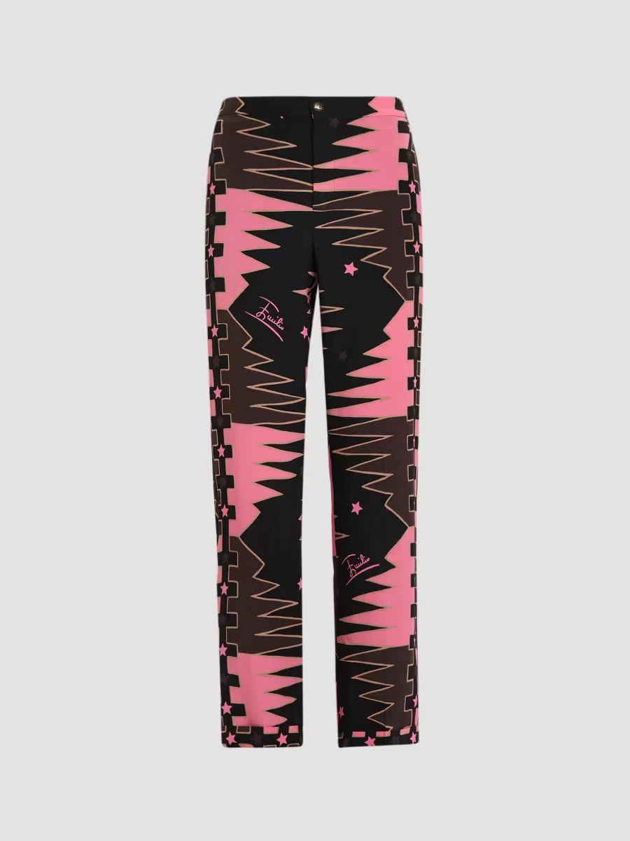 Silk Crepe De Chine Pants by Pucci