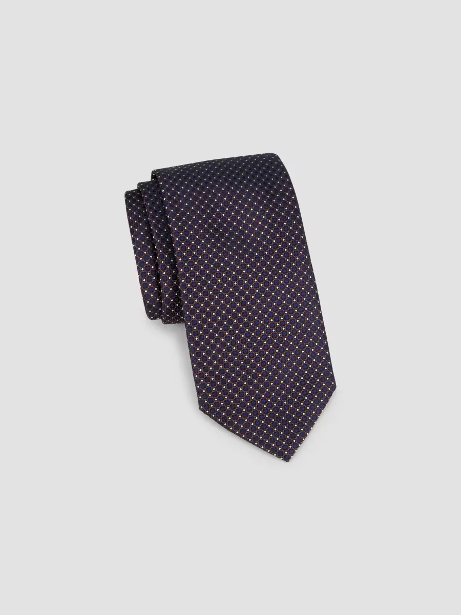 Neat Silk Tie by Canali