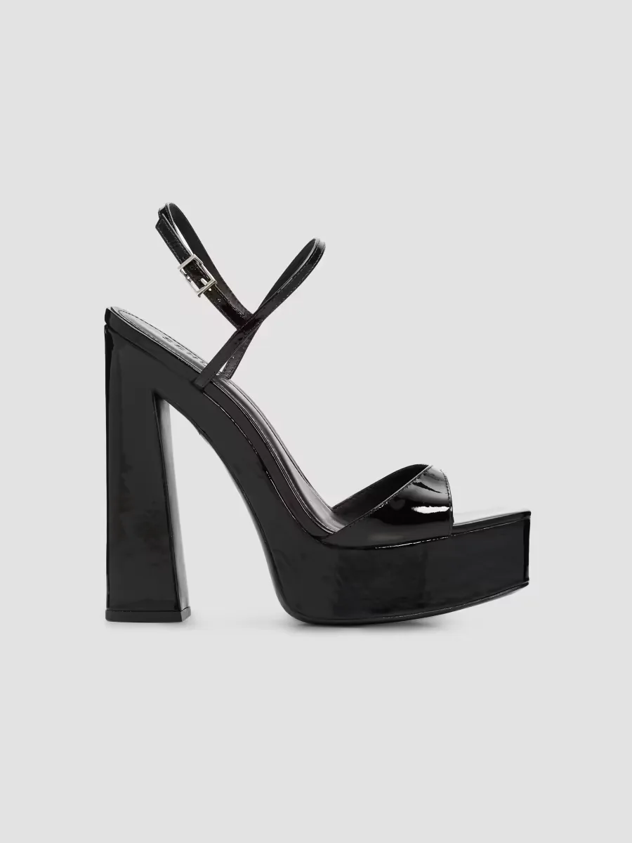 Arlene 100MM Patent Leather Platform Sandals by SCHUTZ