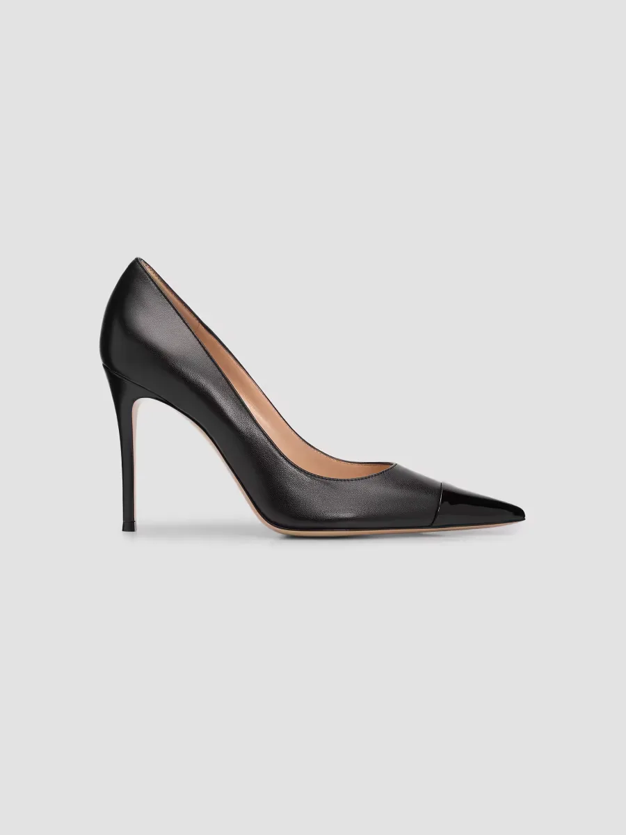 95MM Leather Stiletto Heel Pumps by Gianvito Rossi