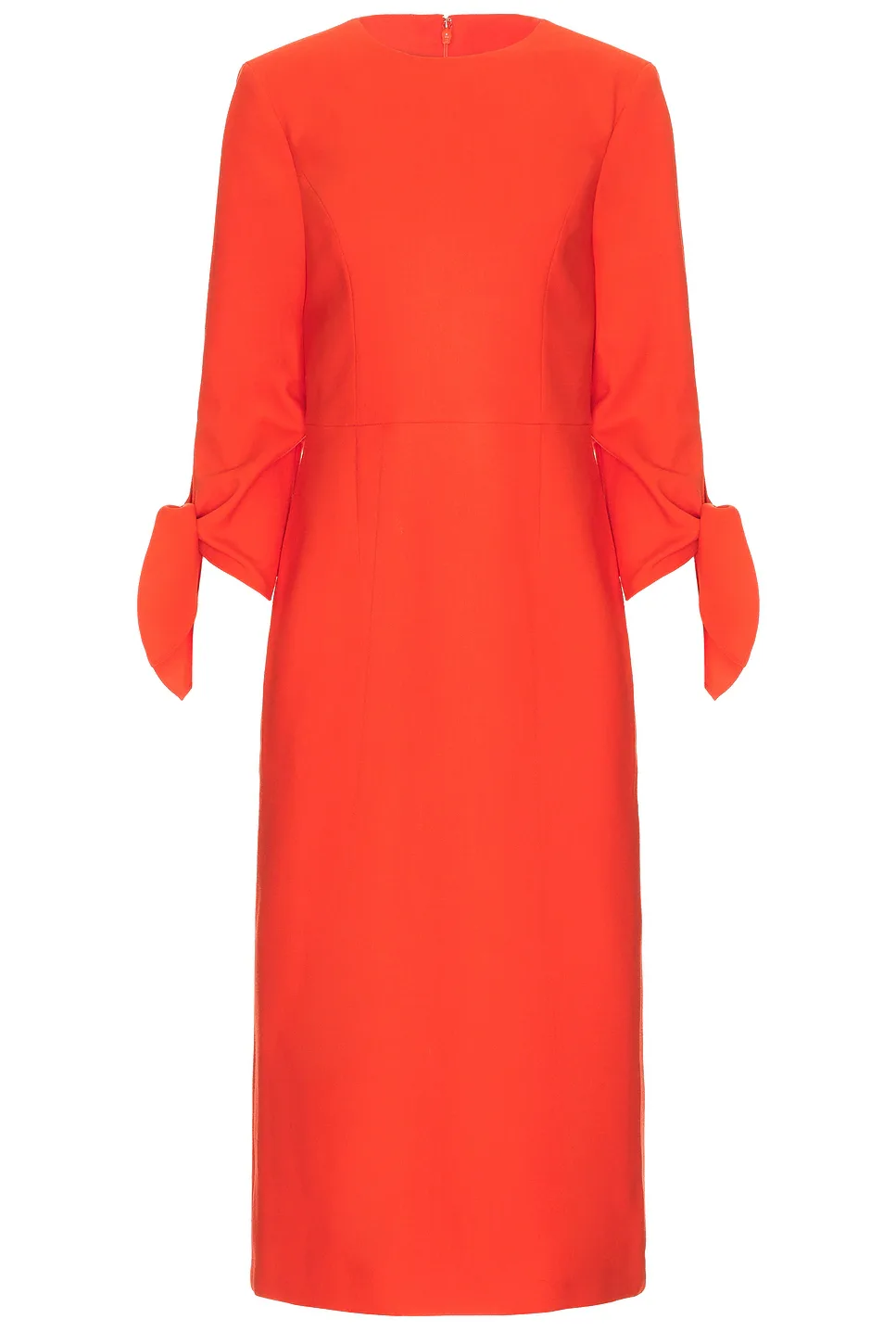 Tie Sleeve Midi Dress by Carolina Herrera