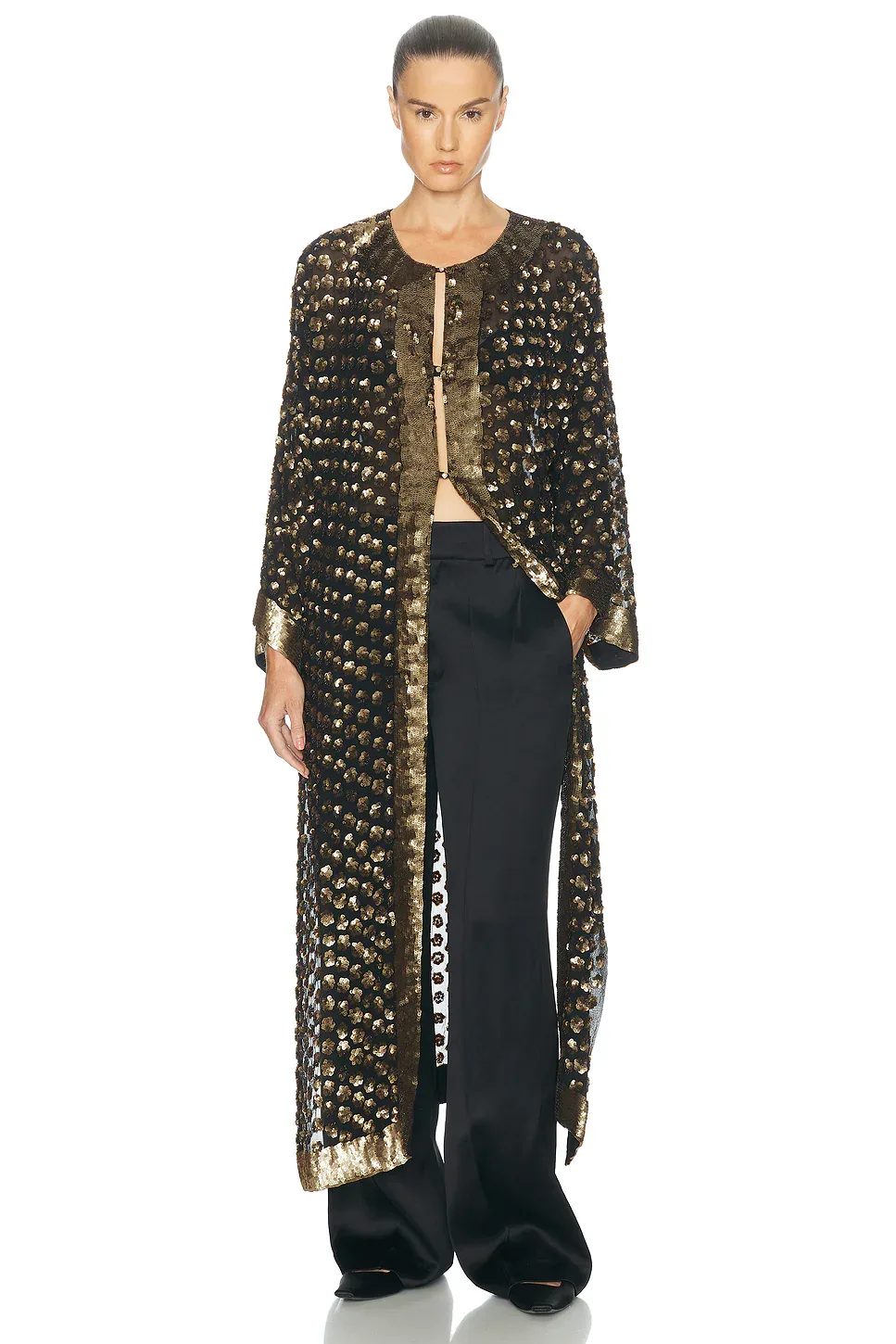 Pyrite Sequin Kaftan by Bode