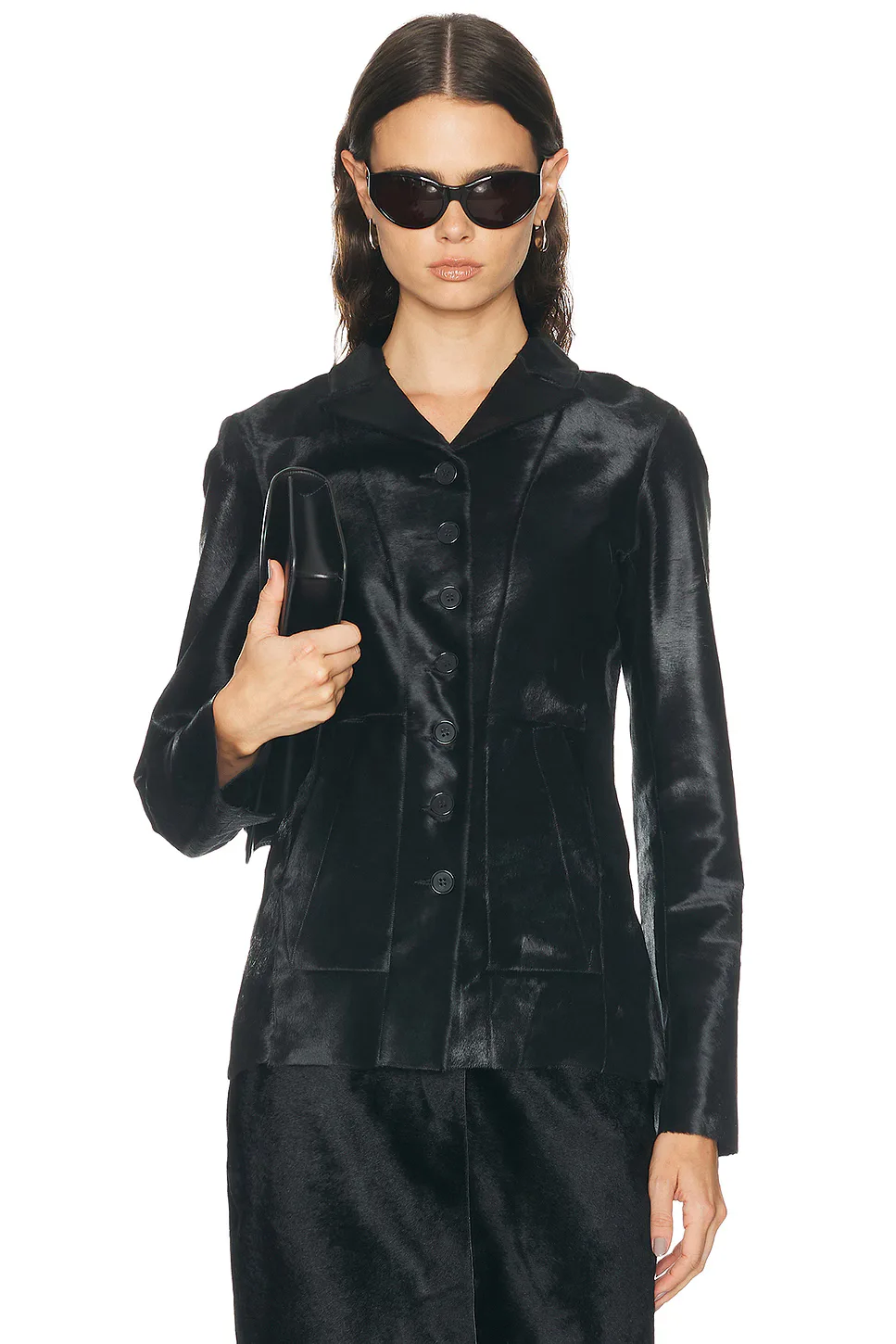 Sigrun Calf Hair Jacket by Eaves