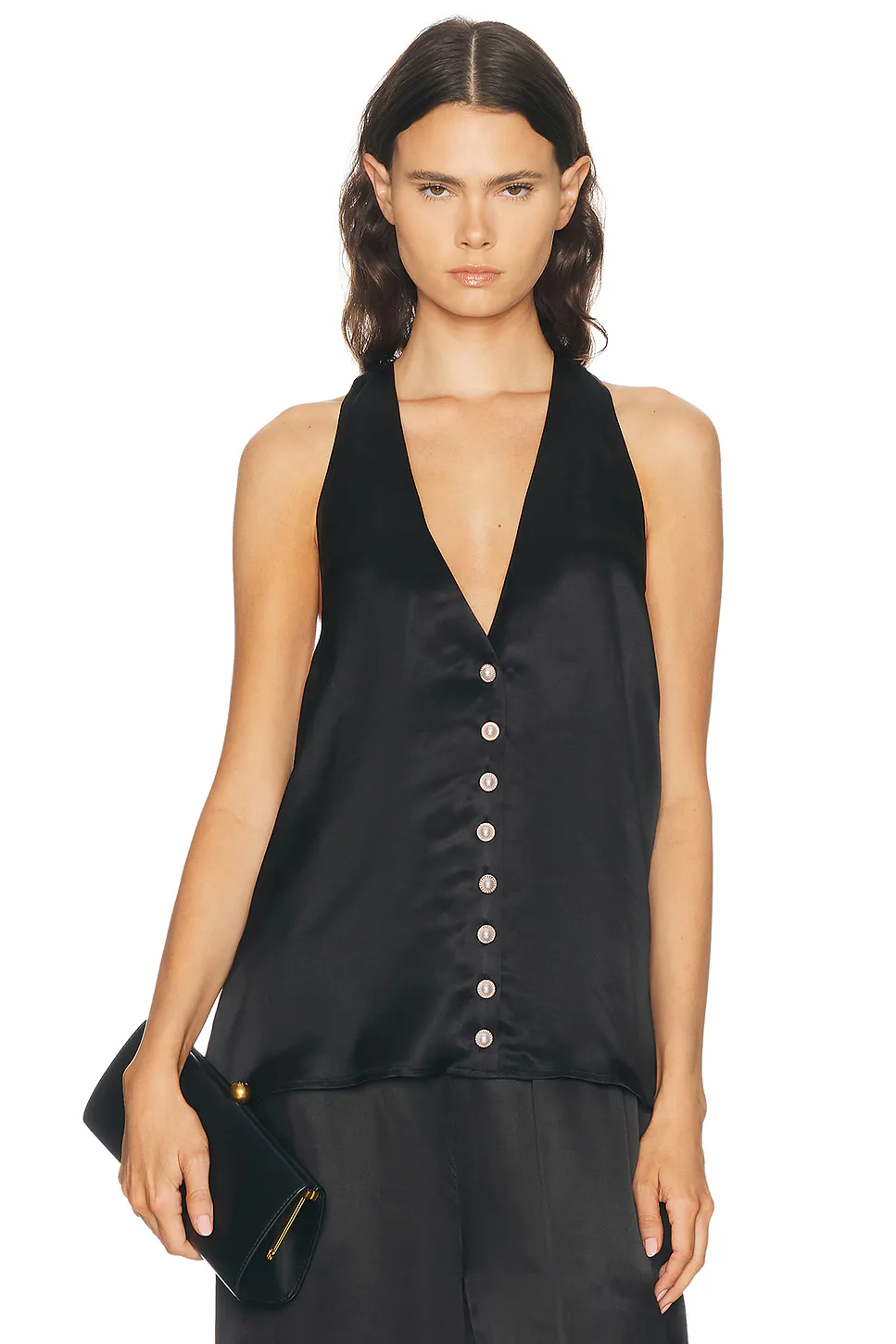 Emersyn Sleeveless Blouse by Caroline Constas