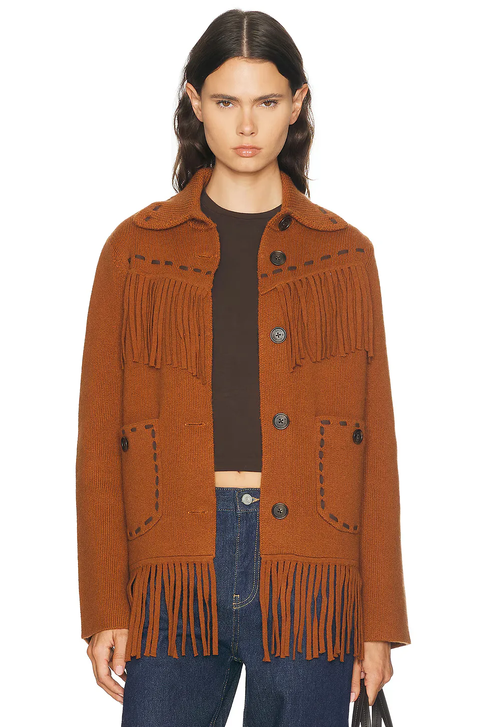 Western Fringe Jacket by Guest in Residence