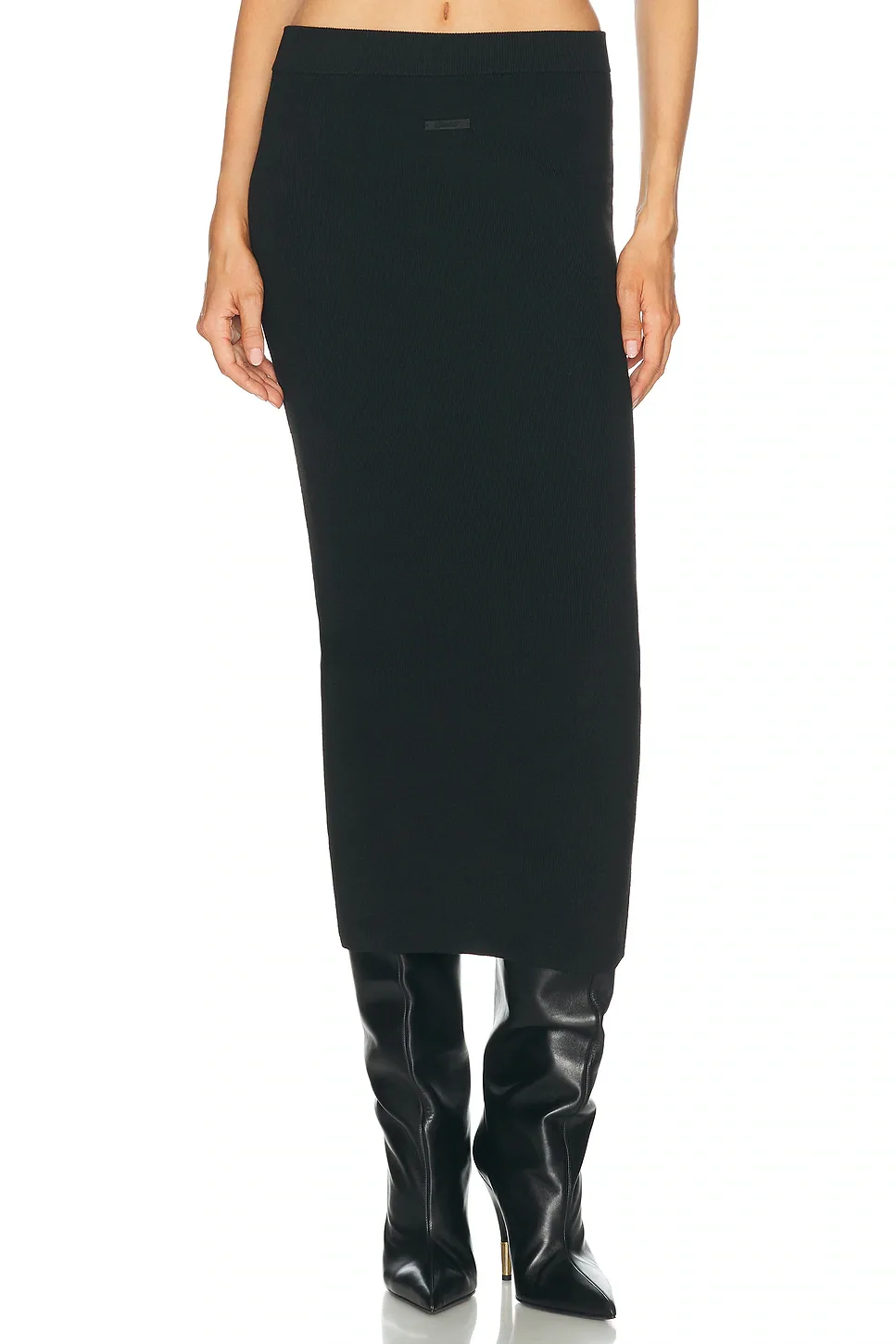 Rib Knit Long Skirt by Fear of God Essentials