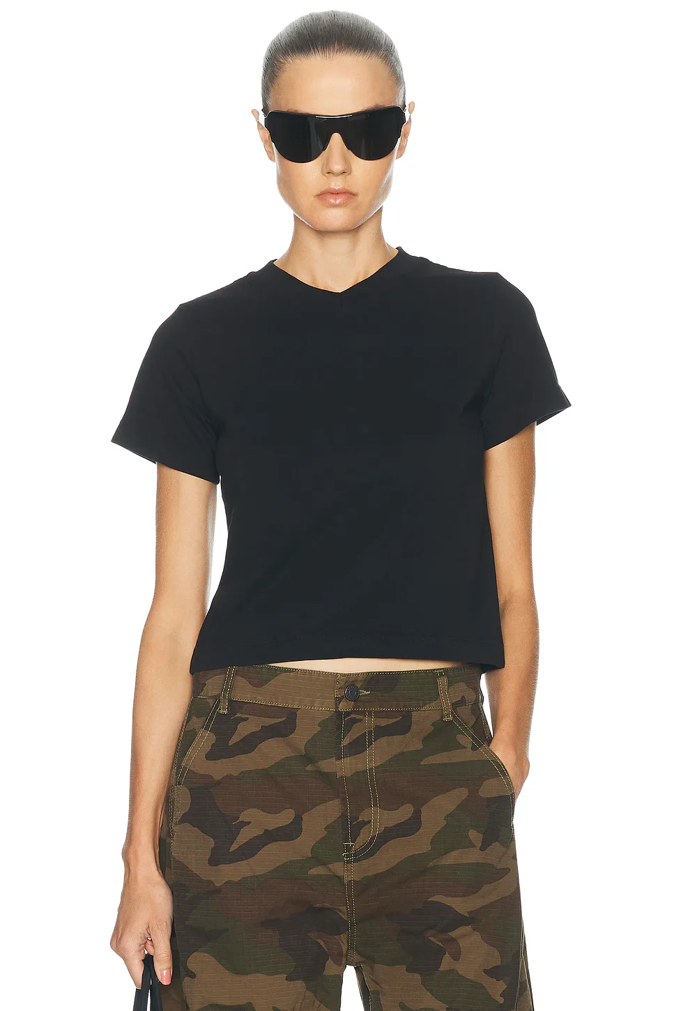 V-Neck Boy Tee by GRLFRND