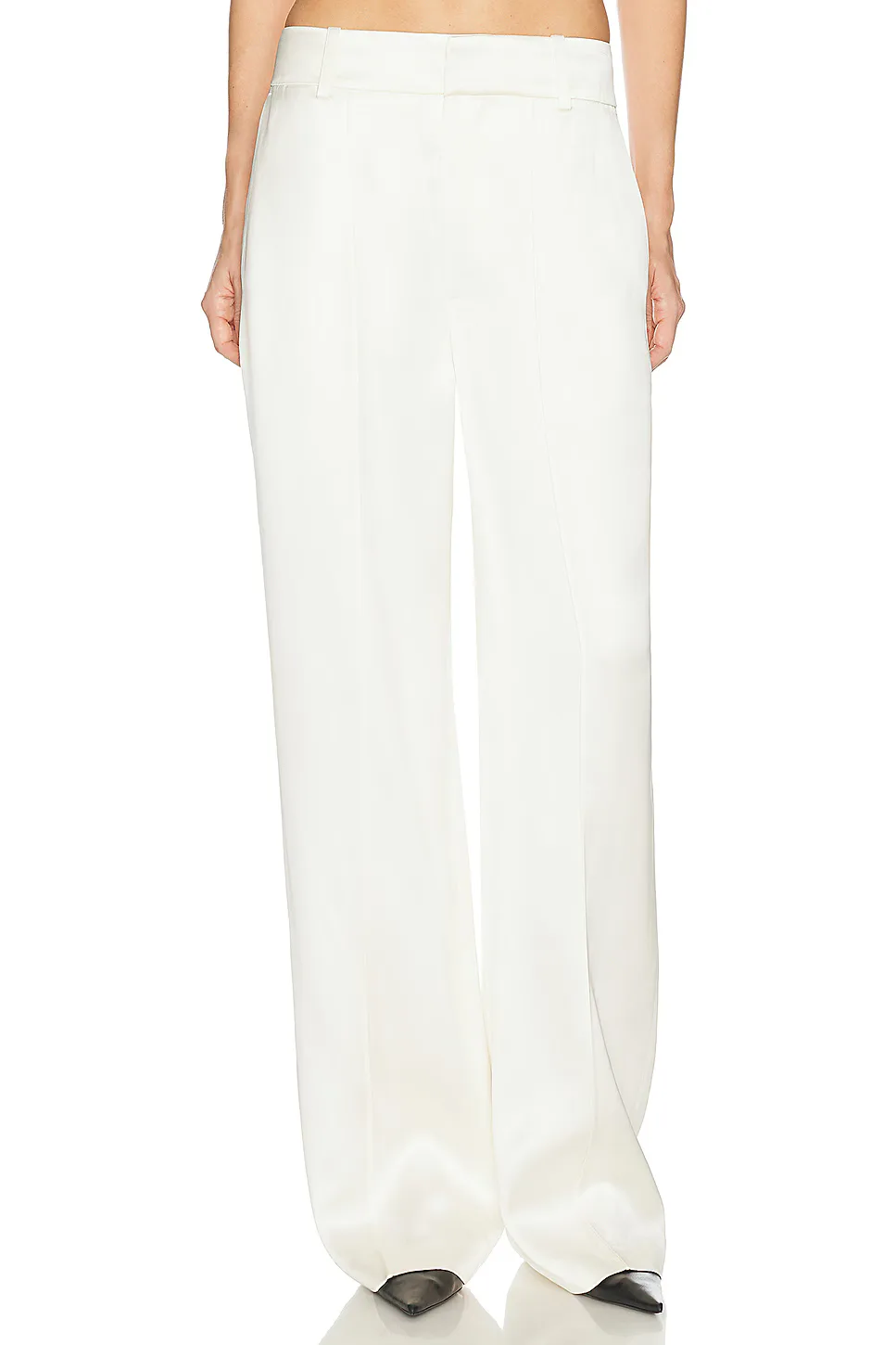 Gabe Trouser in Double Face Satin