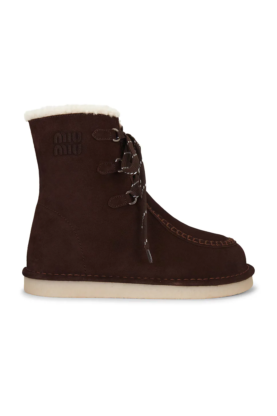 Scamosciato Old Lifestyle Winter Boot by Miu Miu