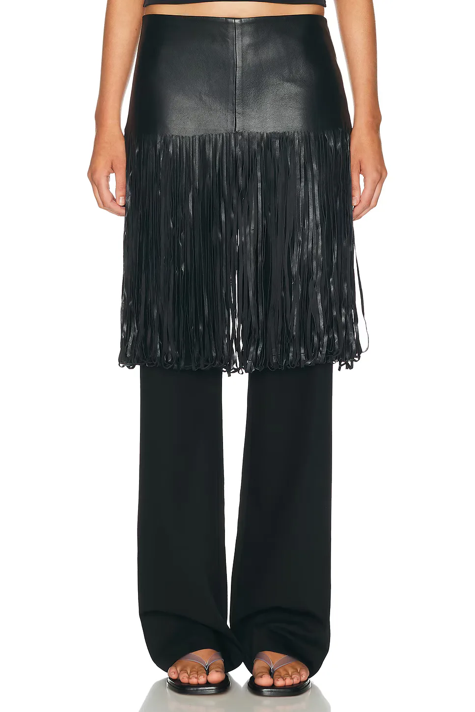Fringe Belt Skirt by St Agni