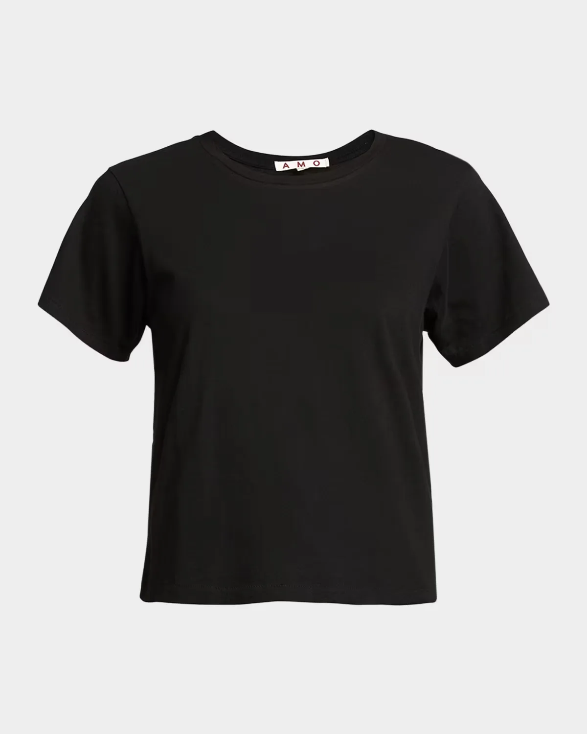 Classic Cotton Short-Sleeve Crewneck Tee by AMO