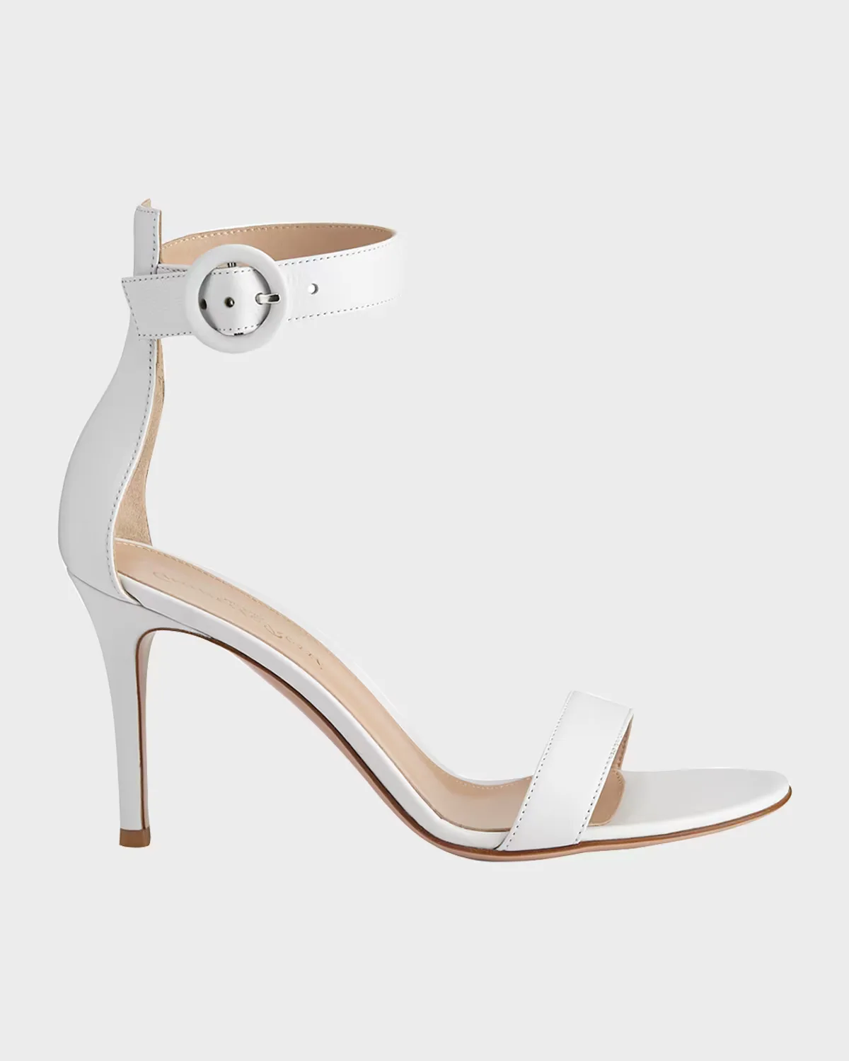 Portofino Napa Ankle-Strap 85mm Sandals by Gianvito Rossi