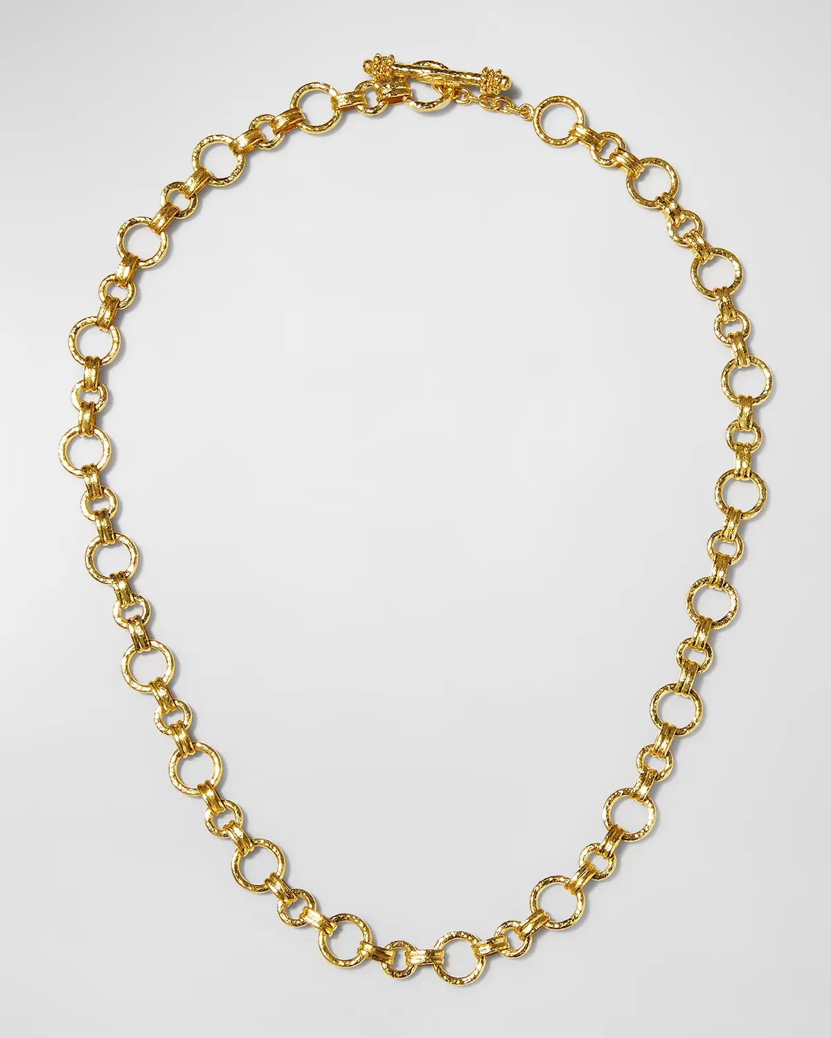 Bellariva 19k Gold Toggle Necklace, 17L by Elizabeth Locke