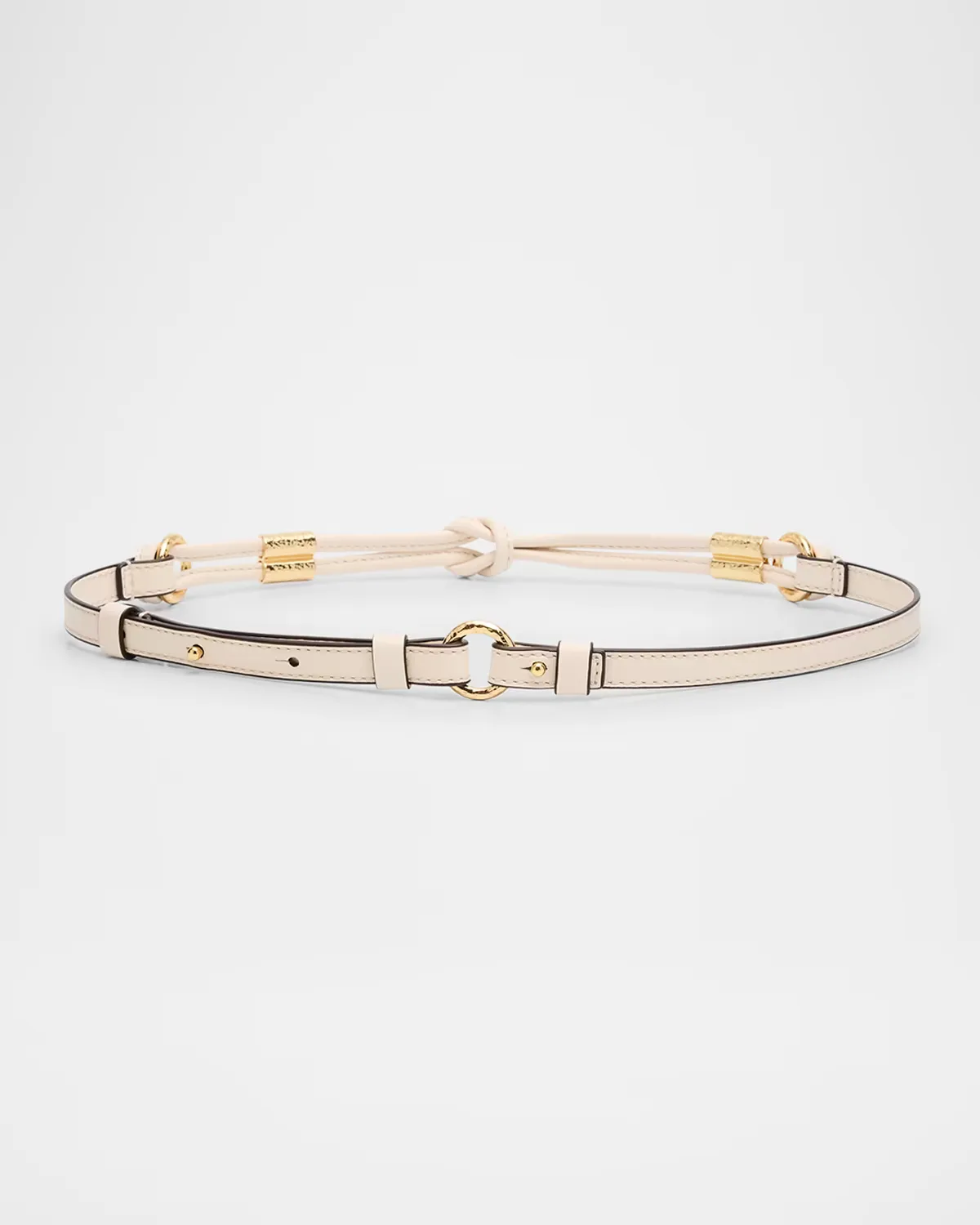 Ivy Knotted Rope Leather Skinny Belt by Ulla Johnson