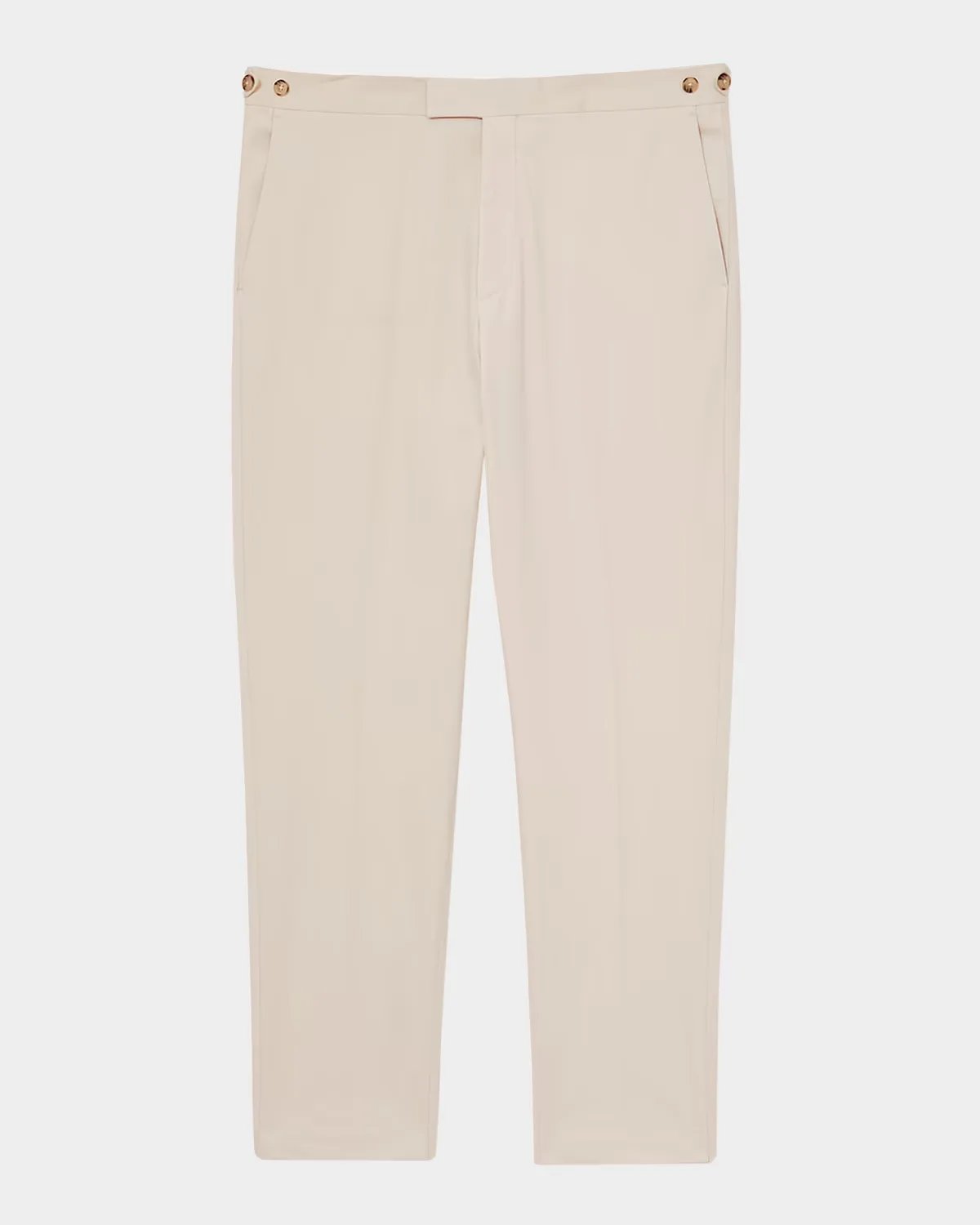 Putney Cotton Trousers - STONE by Reiss