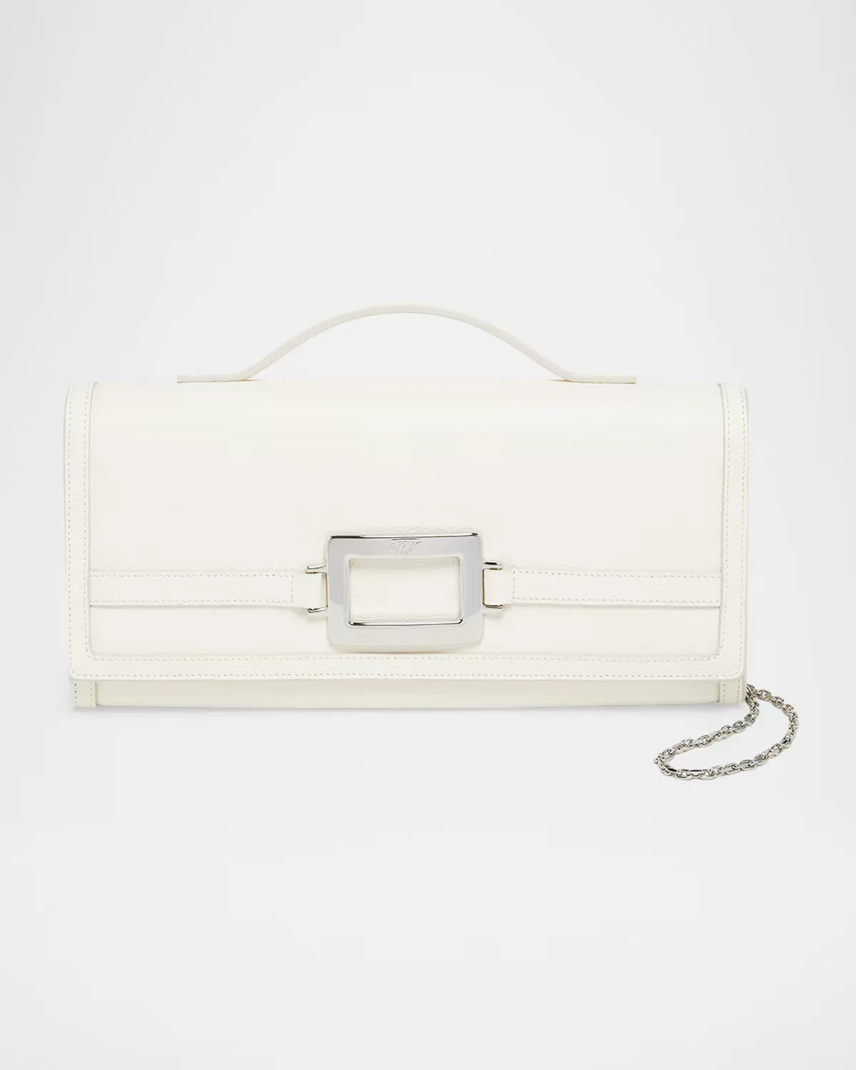 Belle Vivier Leather Clutch Bag by Roger Vivier