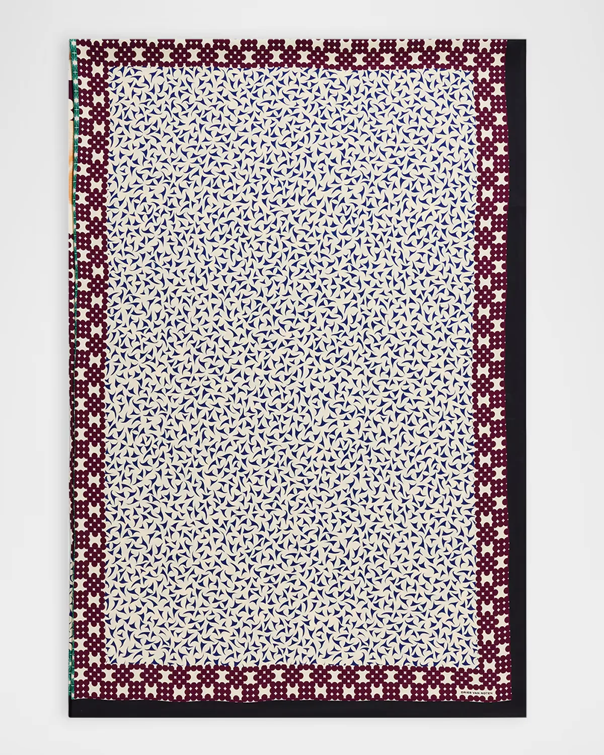 Flora Printed Viscose Scarf by Dries Van Noten