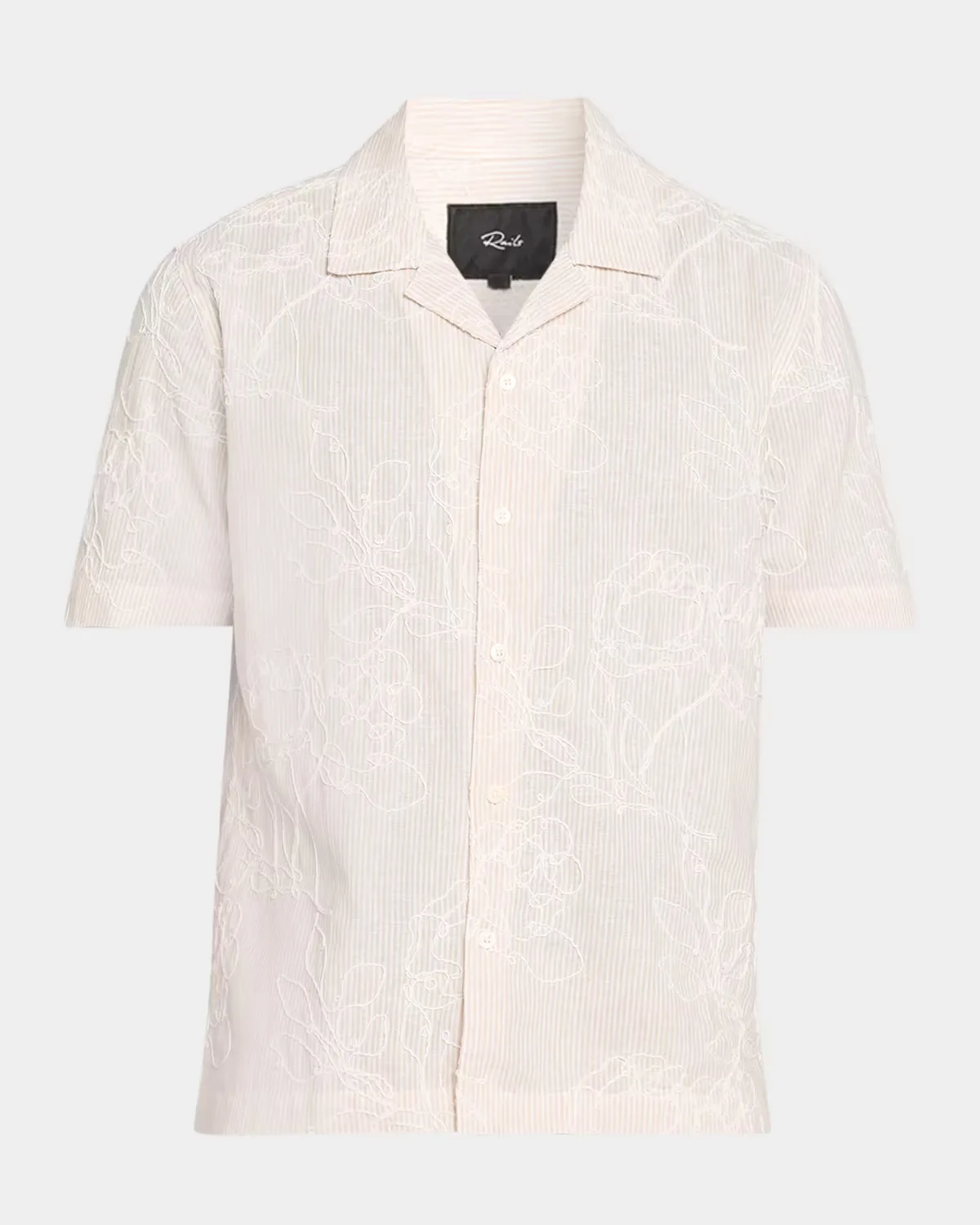 Tyler Bouquet Stripe Camp Shirt by Rails
