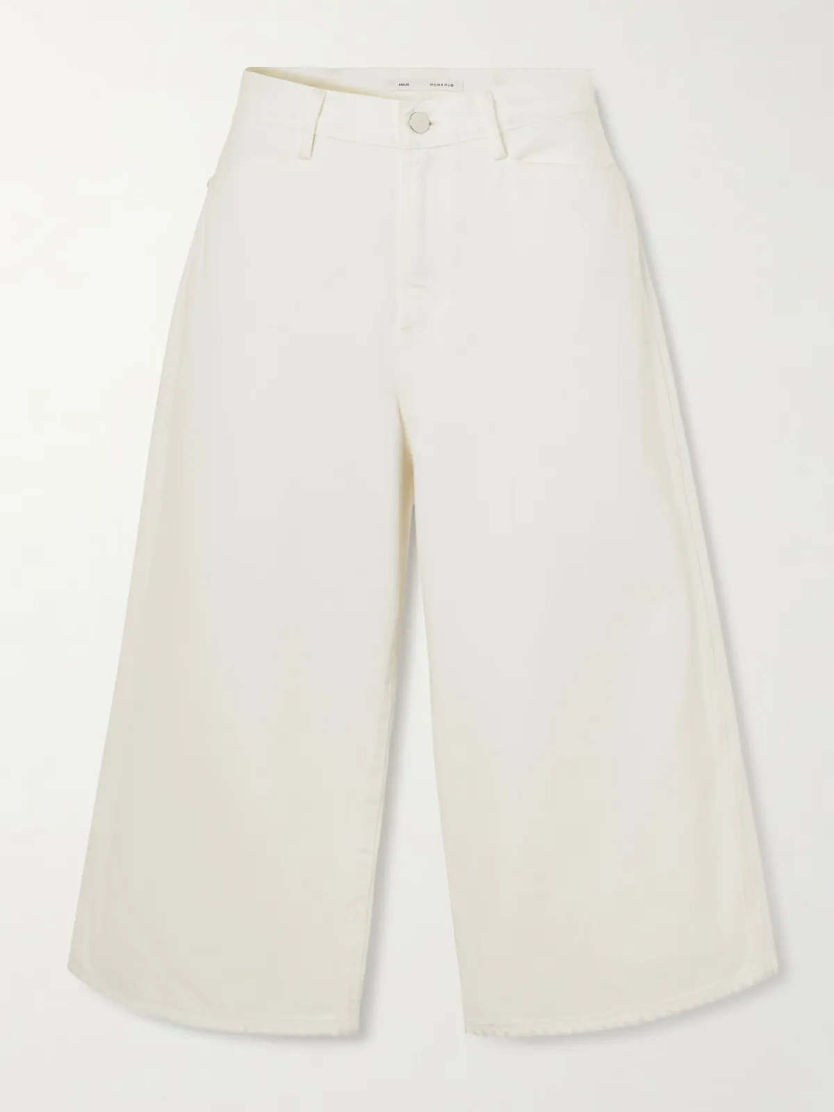 - + Maria Mcmanus Skater Wide-leg Denim Shorts -