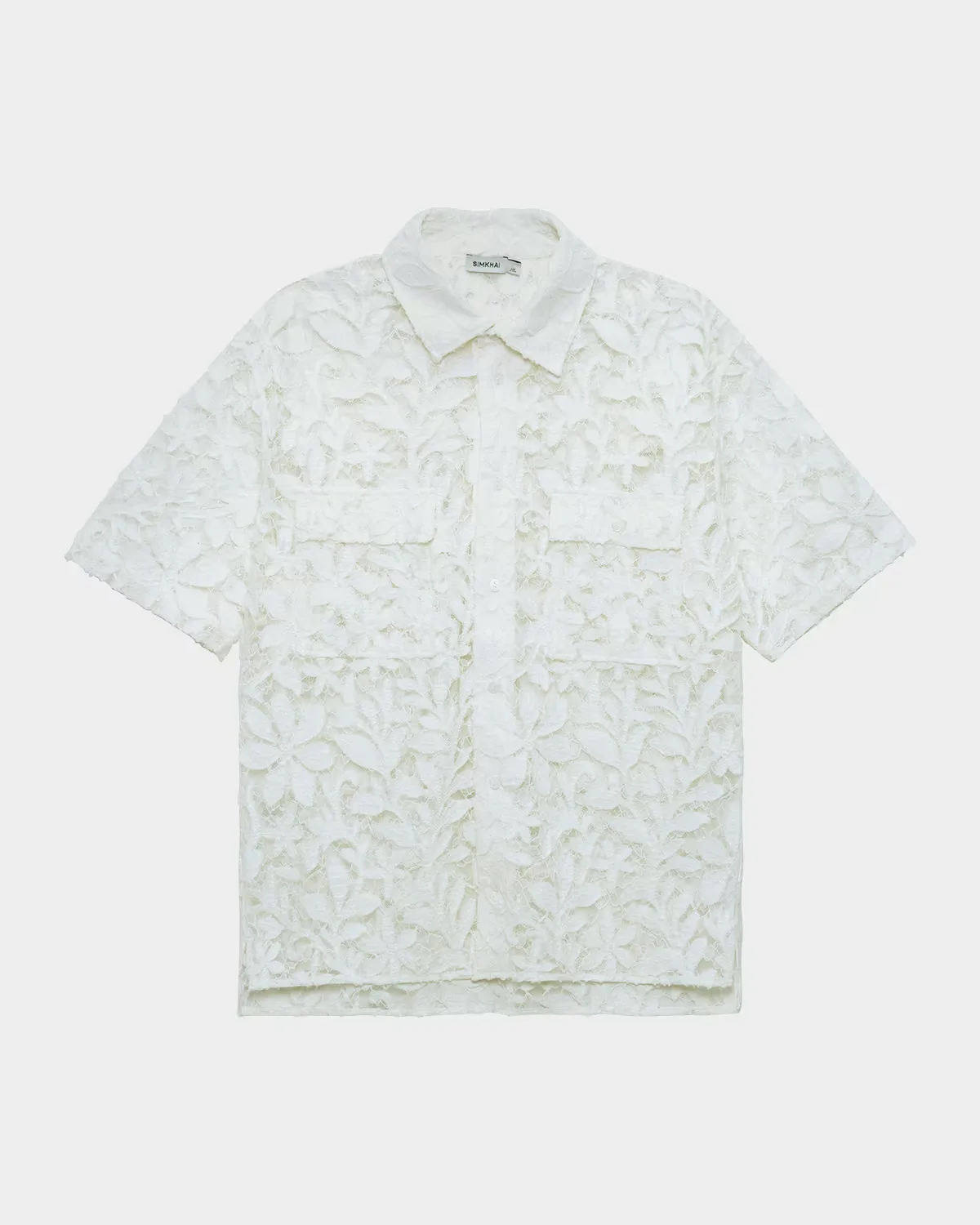 Alan Cotton Lace Shirt by SIMKHAI
