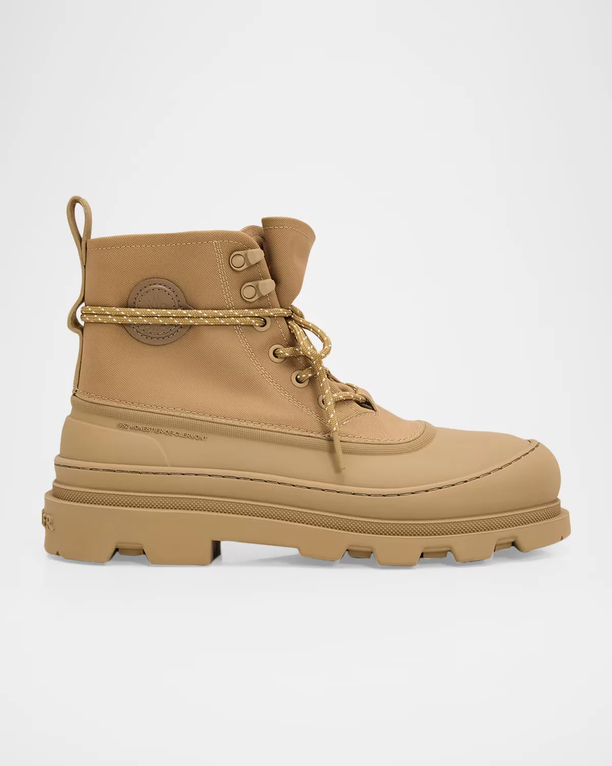 Vera Sheal Lace-Up Boots by Moncler